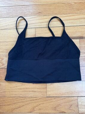 NWT Black Free People Andi Square Neck Seamless Bra